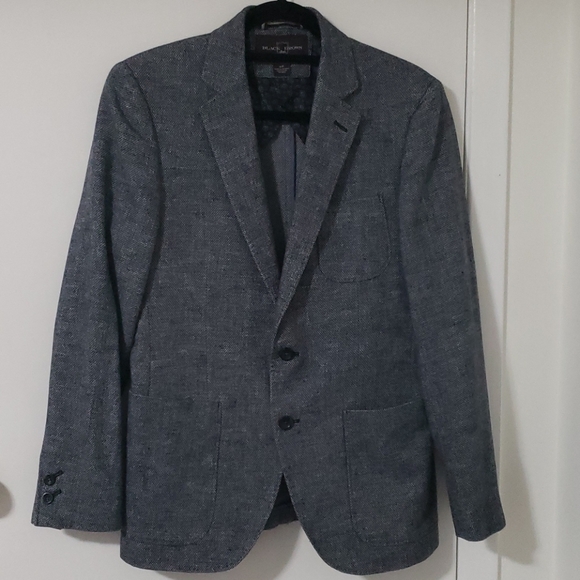 Men's Blazer Grey two tone - Picture 2 of 8